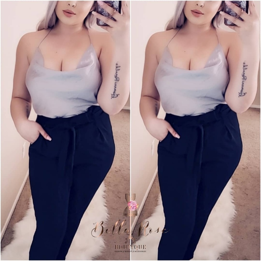 Satin Halter Top